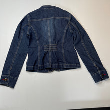 Load image into Gallery viewer, Girls Pumpkin Patch, dark stretch denim jacket, GUC, size 10,  