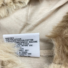 Load image into Gallery viewer, Girls Mango, lined zip up hooded faux fur vest, EUC, size 3,  