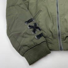 Load image into Gallery viewer, Girls Bardot Junior, khaki zip up lightweight jacket, GUC, size 12,  