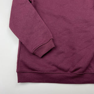 unisex Emerson, maroon fleece lined school sweater, NEW, size 6,  