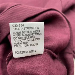 unisex Emerson, maroon fleece lined school sweater, NEW, size 6,  