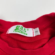 Load image into Gallery viewer, Boys CONGPOER, red lightweight sweater / top, GUC, size 4,  