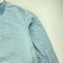 Load image into Gallery viewer, Girls Target, chambray cotton zip up jacket, FUC, size 10,  