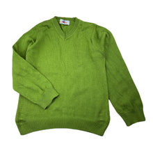 Load image into Gallery viewer, Boys CLYDE, green knitted cotton sweater / jumper, GUC, size 8,  
