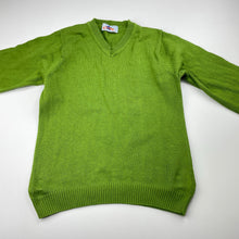 Load image into Gallery viewer, Boys CLYDE, green knitted cotton sweater / jumper, GUC, size 8,  