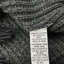 Load image into Gallery viewer, Girls Tilii, lace trim chunky knit sleeveless sweater top, EUC, size 10,  