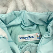 Load image into Gallery viewer, unisex Snoopy Baby, cotton lined lightly wadded jacket / coat, light mark sleeve, FUC, size 3,  