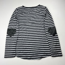 Load image into Gallery viewer, Girls Target, lightweight long sleeve top, faux leather trim, EUC, size 12,  