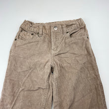 Load image into Gallery viewer, Boys Target, corduroy cotton pants, adjustable, Inside leg: 41cm, FUC, size 4,  