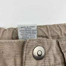 Load image into Gallery viewer, Boys Target, corduroy cotton pants, adjustable, Inside leg: 41cm, FUC, size 4,  