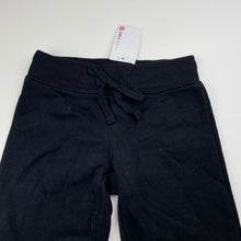 Load image into Gallery viewer, Girls Target, black fleece lined track pants, Inside leg: 32.5cm, NEW, size 2,  
