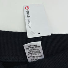 Load image into Gallery viewer, Girls Target, black fleece lined track pants, Inside leg: 32.5cm, NEW, size 2,  