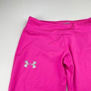 Girls Under Armour, cropped sports / activewear leggings, Inside leg: 39cm, GUC, size 10-11,  