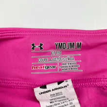 Load image into Gallery viewer, Girls Under Armour, cropped sports / activewear leggings, Inside leg: 39cm, GUC, size 10-11,  