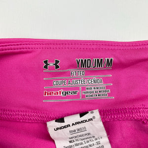 Girls Under Armour, cropped sports / activewear leggings, Inside leg: 39cm, GUC, size 10-11,  