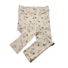 Load image into Gallery viewer, Girls H&amp;T, pink stretchy leggings, elasticated, Inside leg: 42cm, FUC, size 4,  