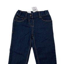 Load image into Gallery viewer, Girls H&amp;T, dark stretch denim jeans, adjustable, Inside leg: 35.5cm, NEW, size 3,  