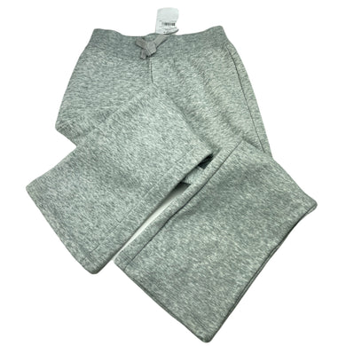Girls H&T, grey marle fleece lined track pants, Inside leg: 48cm, NEW, size 6,  