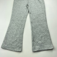 Load image into Gallery viewer, Girls H&amp;T, grey marle fleece lined track pants, Inside leg: 48cm, NEW, size 6,  