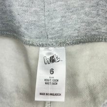 Load image into Gallery viewer, Girls H&amp;T, grey marle fleece lined track pants, Inside leg: 48cm, NEW, size 6,  