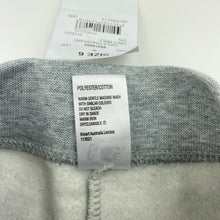 Load image into Gallery viewer, Girls H&amp;T, grey marle fleece lined track pants, Inside leg: 48cm, NEW, size 6,  