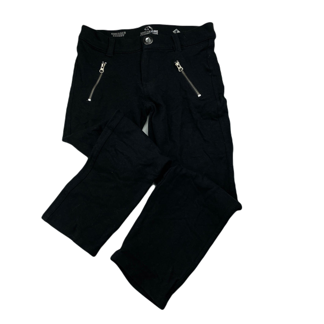 Girls JORDACHE, lightweight stretchy pants, Inside leg: 45cm, W: 28.5cm across unstretched, GUC, size 4,  