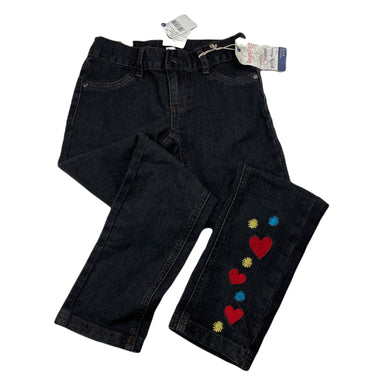 Girls Pumpkin Patch, embroidered stretch denim jeans, adjustable, Inside leg: 54cm, NEW, size 7,  