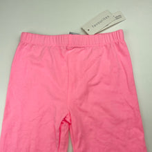 Load image into Gallery viewer, Girls Favourites, pink marle cropped leggings, Insdie leg: 31cm, NEW, size 6,  