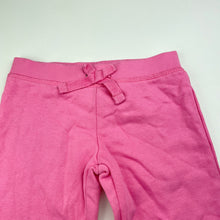 Load image into Gallery viewer, Girls Target, pink fleece lined track pants, Inside leg: 32cm, EUC, size 2,  