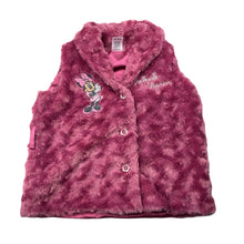 Load image into Gallery viewer, Girls Disney, Minnie Mouse faux fur vest/jacket, GUC, size 2,  