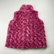 Load image into Gallery viewer, Girls Disney, Minnie Mouse faux fur vest/jacket, GUC, size 2,  