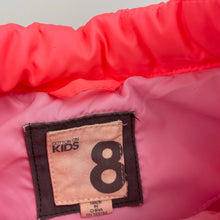 Load image into Gallery viewer, Girls Cotton On, pink puffer vest / sleeveless jacket, GUC, size 8,  