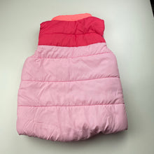 Load image into Gallery viewer, Girls Cotton On, pink puffer vest / sleeveless jacket, GUC, size 8,  