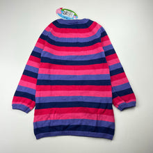 Load image into Gallery viewer, Girls Peppa Pig, knitted cotton long sleeve dress, NEW, size 4, L: 47cm