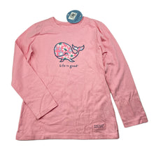 Load image into Gallery viewer, Girls Good Kids, pink cotton long sleeve top, whale, NEW, size 4,  