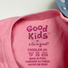 Load image into Gallery viewer, Girls Good Kids, pink cotton long sleeve top, whale, NEW, size 4,  
