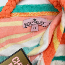 Load image into Gallery viewer, Girls JUICY COUTURE, striped terry summer playsuit, NEW, size 14,  