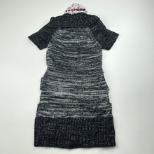 Load image into Gallery viewer, Girls Dollhouse, knitted short sleeve casual dress + scarf, NEW, size 4, L: 57cm