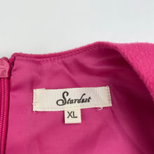 Load image into Gallery viewer, Girls Stardust, lined pink soft feel dress, no size, armpit to armpit: 32.5cm, GUC, size 6-7, L: 66cm