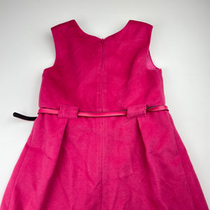 Girls Stardust, lined pink soft feel dress, no size, armpit to armpit: 32.5cm, GUC, size 6-7, L: 66cm