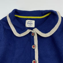 Load image into Gallery viewer, Girls Mini Boden, knitted cotton/cashmere blend long sleeve dress, EUC, size 2-3, L: 50cm