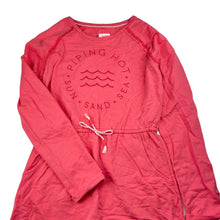 Load image into Gallery viewer, Girls Piping Hot, cotton casual long sleeve dress, EUC, size 14, L: 77cm