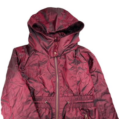 Girls Gum, red lightly wadded jacket / coat, L: 61cm, EUC, size 10,  