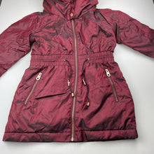 Load image into Gallery viewer, Girls Gum, red lightly wadded jacket / coat, L: 61cm, EUC, size 10,  