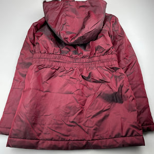 Girls Gum, red lightly wadded jacket / coat, L: 61cm, EUC, size 10,  