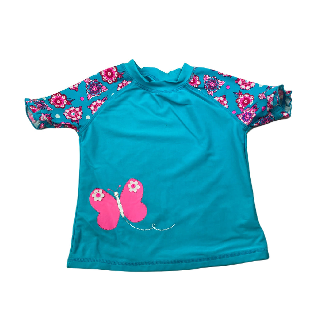 Girls Pumpkin Patch, short sleeve rashie / swim top, GUC, size 2,  