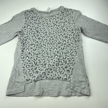 Load image into Gallery viewer, Girls Target, grey marle long sleeve top, mark back left sleeve, FUC, size 10,  