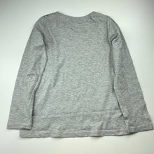 Load image into Gallery viewer, Girls Target, grey marle long sleeve top, mark back left sleeve, FUC, size 10,  