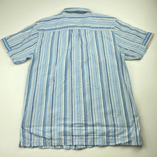 Load image into Gallery viewer, Boys MOOSE, striped cotton short sleeve shirt, EUC, size 10,  