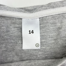 Load image into Gallery viewer, Girls Target, grey marle long sleeve t-shirt / top, GUC, size 14,  